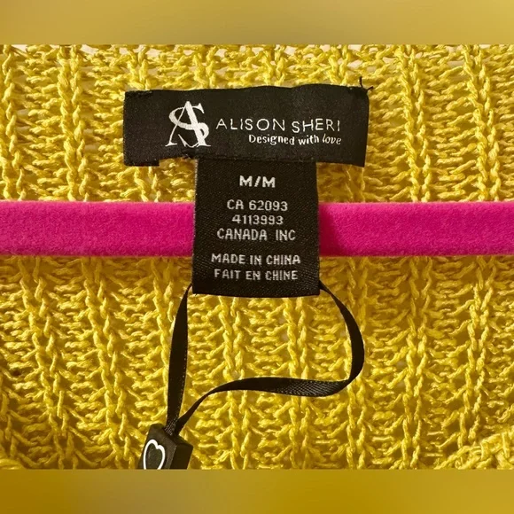 Alison Sheri Gold Knit Sweater - Picture 3 of 3